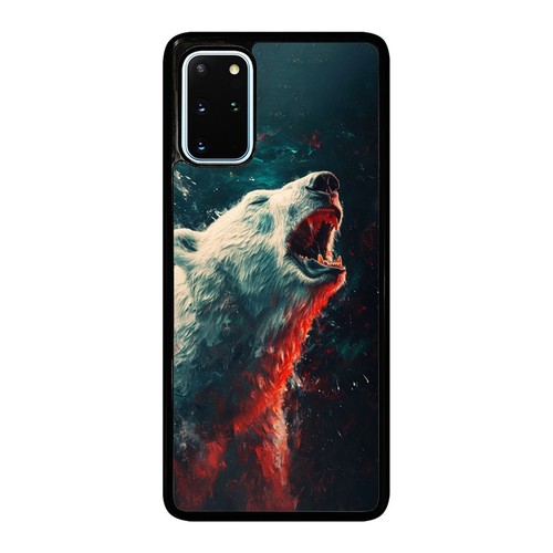 For Samsung S7 S8 S9 S10 S20 Plus Lite Flexible Cover drawings Polar Bears paint - 第 6/25 張圖片