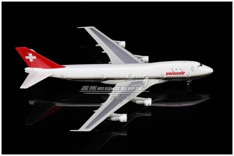 1:400 Phoenix Swissair BOEING 747-200 Passenger Airplane Diecast Aircraft Model