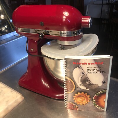 KitchenAid KSM90RC 300-Watt Ultra Power 4-1/2 Quart Stand Mixer Red