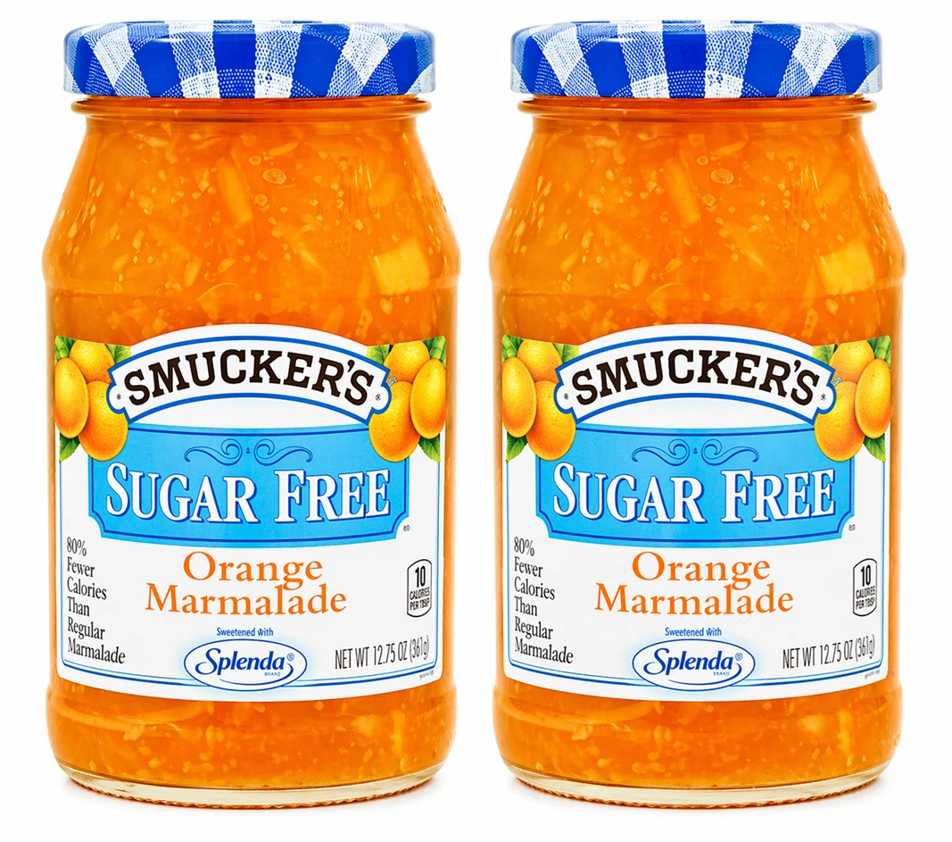 Smuckers Sugar Free Orange Marmalade Pack of 2 12.75 oz Jars