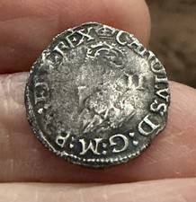 CHARLES I (1625-1649). SILVER HALFGROAT.