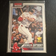 Topps 2026 Series 1 Player Number Variation RC Roman Anthony #189 Red Sox MLB