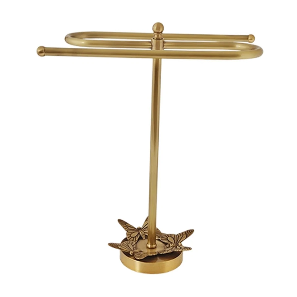 Portasciugamani Da Appoggio A Forma Di S Per WC Da Appoggio Nel - Immagine 2 di 4