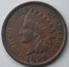 1896 1C Indian Head Cent #245