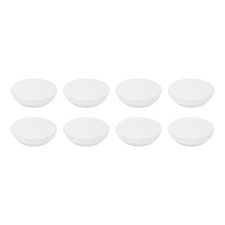 8Pcs Snug Plugs, Rubber Hole Plugs Fit 28mm (1.1 Inch) Hole Dia. White