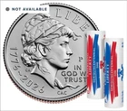Semiquincentennial Dime 2026 Emerging Liberty 2-Roll Set (P, D) 26SDR - PRESALE
