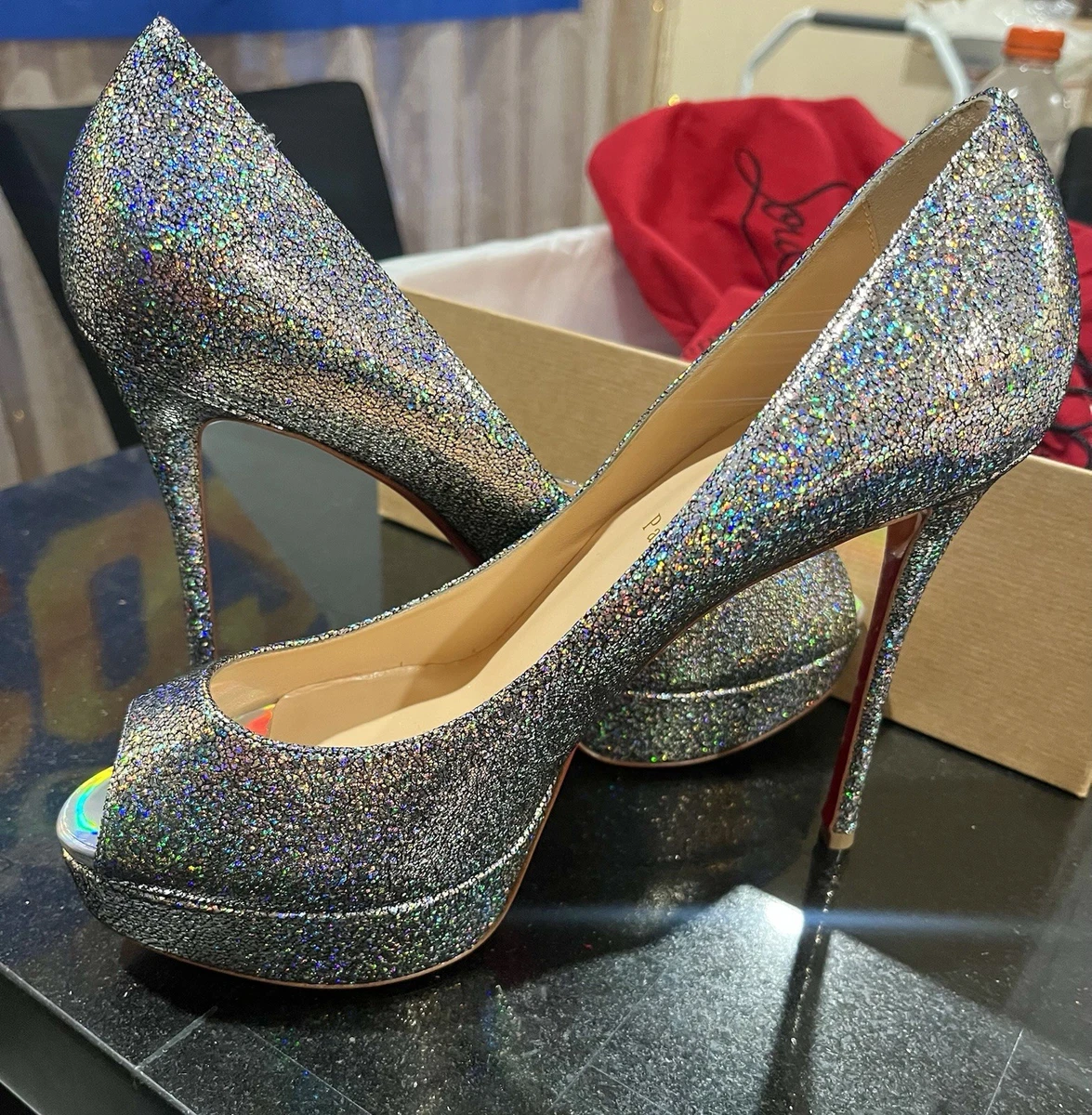 Christian Louboutin Silver Shoes for Women for sale | eBay