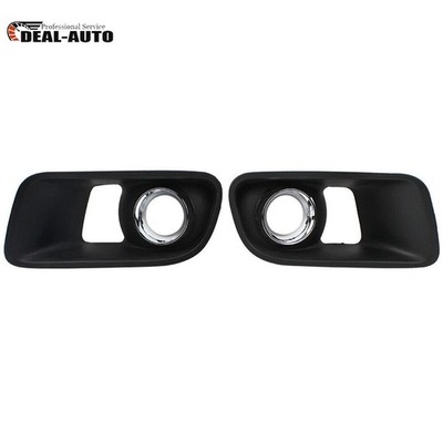 For 2012-2014 Dodge Charger SRT-8 Front Fog Light Cover Bezel Chrome Trim Kit