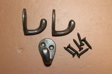 5-SMALL CUP HOOKS,Utility Hooks,Entryway Hooks,Closet Storage,Bathroom Decor