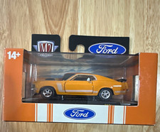 M2 Machines 1970 Ford Mustang Boss 302 Orangewhite 164 Diecast Unopened M2 Machines 1970 Ford Mustang Boss 302 Orangewhite 164 Diecast Unopened