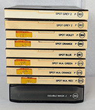 9 Genuine COKIN P-Series SPOT Filter Lot, Excellent Working Condition w/Cases