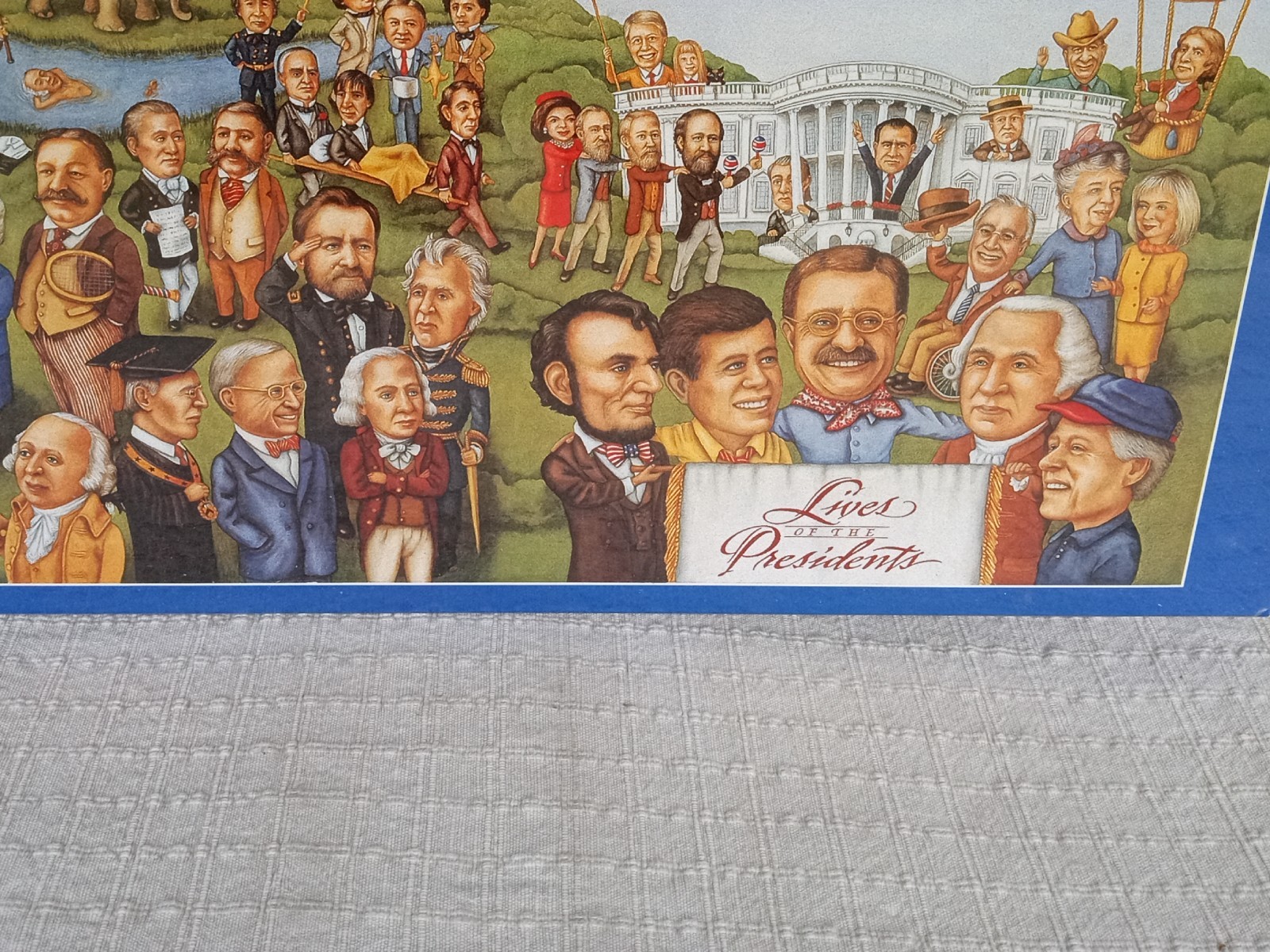 FX. Schmid  98156 Lives of the Presidents 1000 Piece Jigsaw New Sealed  1991
