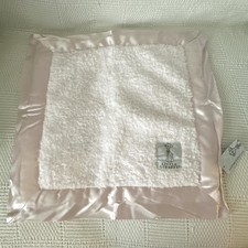 NEW Little Giraffe Pink Shaggy Satin 17" Lovey Plush Baby Security Blanket NWT