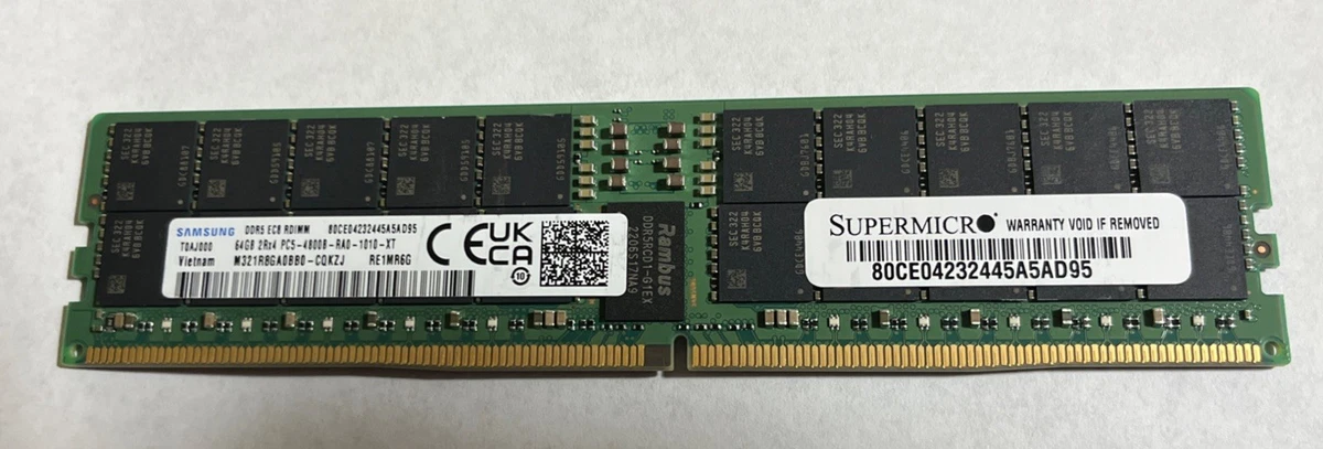 Server RAM 64 GB Capacity per Module ECC for sale | eBay
