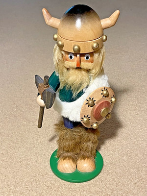 Steinbach Viking Smoker West Germany Volkskunst 10'' Warrior