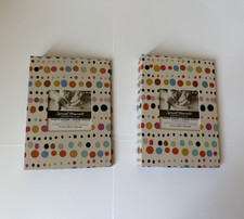 Polka Dot Slip-in Photo Albums Set for 4x6 Photos, Plastic/Cardboard