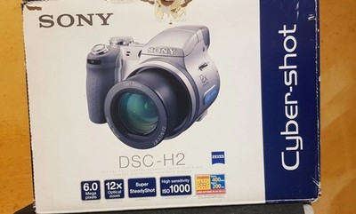 *TOP WIE NEU*Sony Super SteadyShot DSC-H2 6.0M Carl Zeiss Digitalkamera OVP