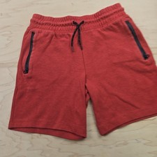 Wonder Nation Boys Shorts Drawstring L 10-12 Orange Sweat Type Material Zipper