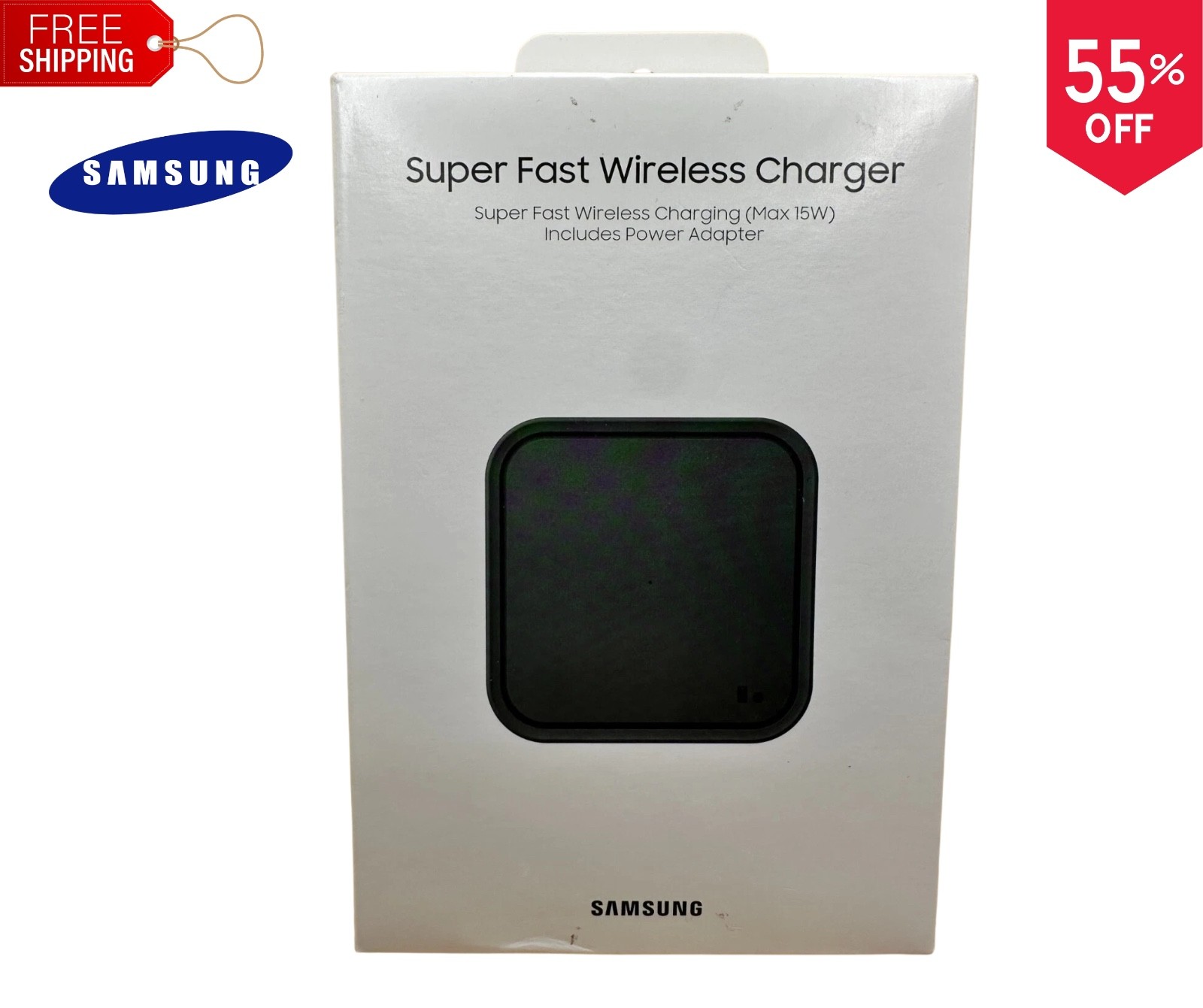 New Samsung Super Fast 15W Wireless Charger Pad EP-P2400 in 