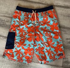 Patagonia NWT Boys  Baggies Boardshorts Hawaiian Swim Trunks size xl Hawaiian