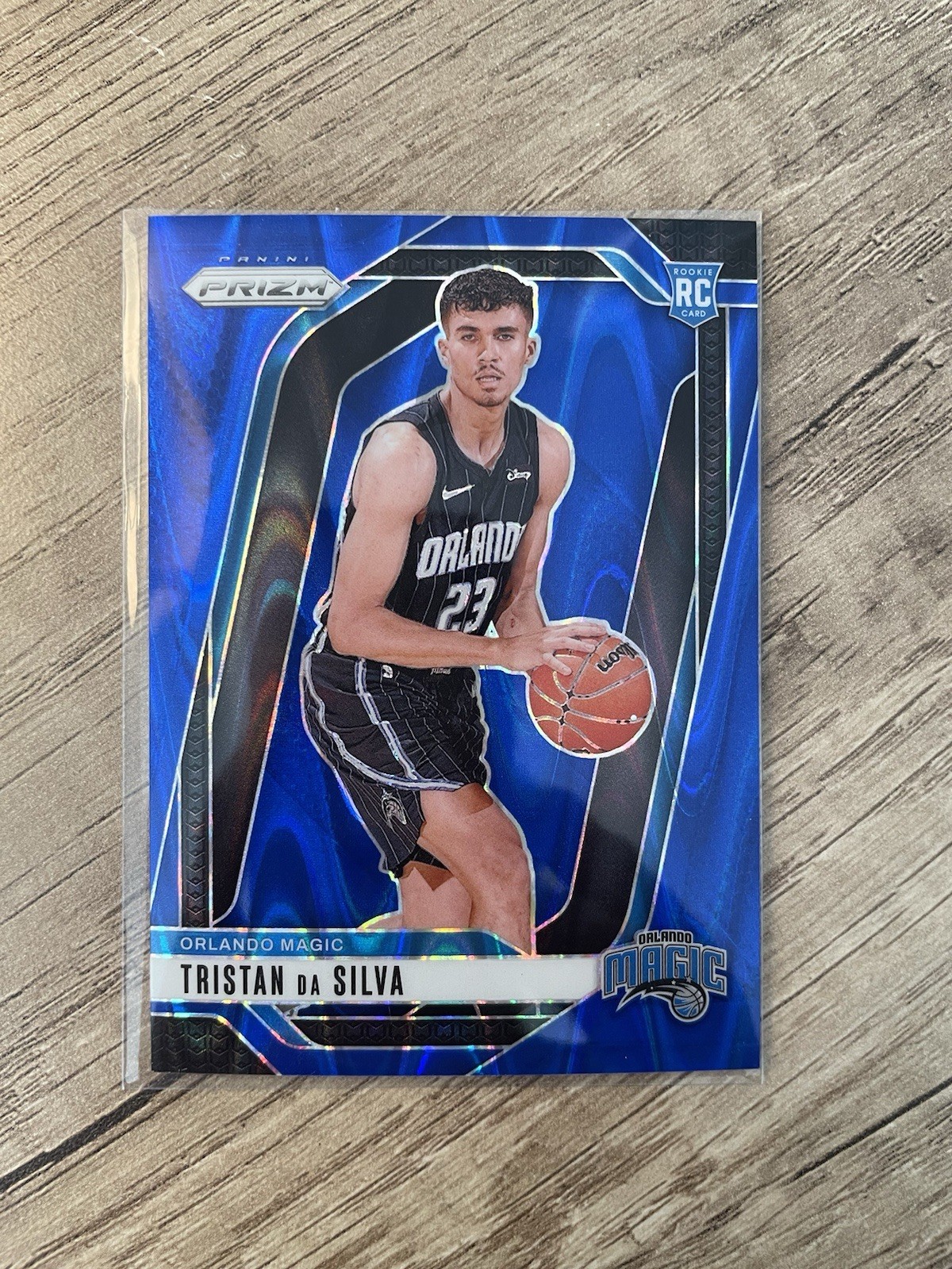 2024-25 Panini Prizm - Tristan da Silva #256 Blue Seismic Prizm RC /99 SP MAGIC