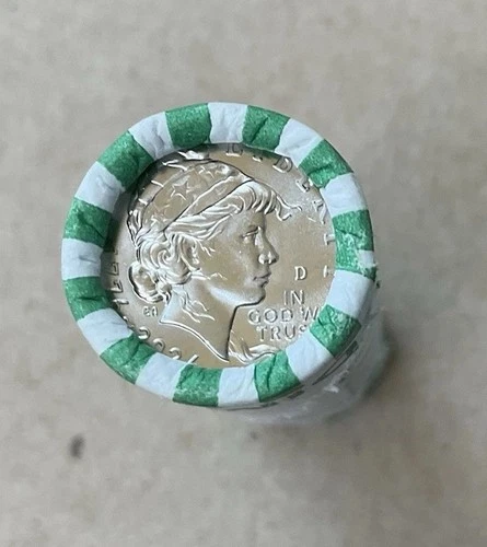 Uncirculated Roll (50 Coins) of the New Liberty 1776-2026 Denver Mint Dime.