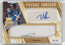 2019 Panini Elite Extra Edition Gold 10/49 Victor Mesa Jr #FTS-VM Auto 0gx4
