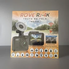 Rove R2-4K Car Dash Cam Built-in WiFi & GPS, Parking Mode - 4K Ultra HD 2160P