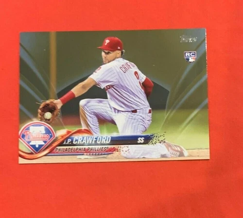 2018 Topps #219 JP Crawford Gold Parallel Rookie Card #1940/2018 Philadelphia
