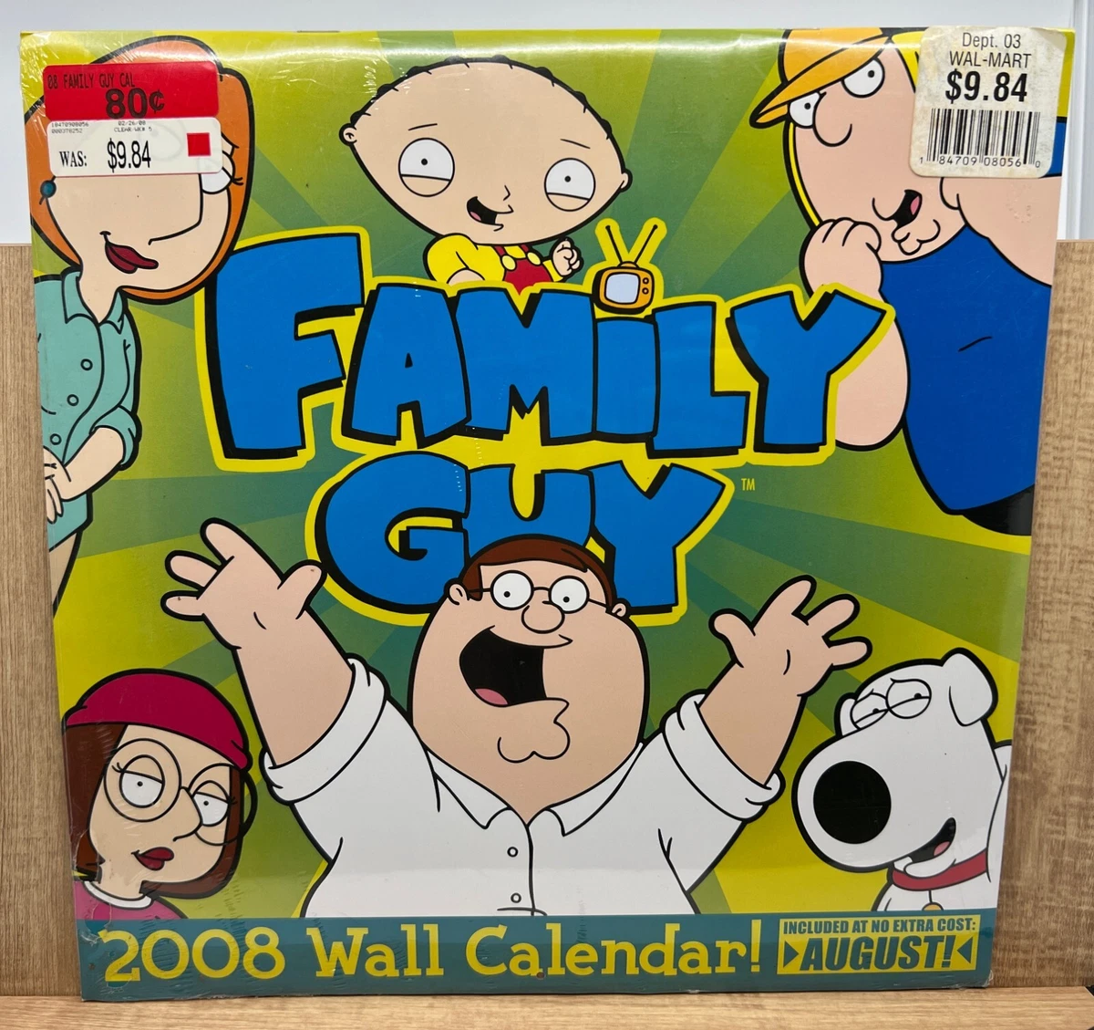 Family Guy 2024 Wall Calendar 12 Monthly Payments Uiuc Fall 2024 Calendar