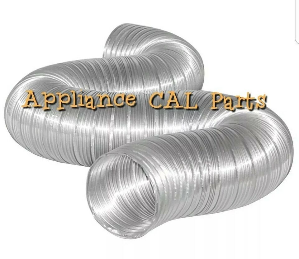 BathKitchen 3"x8' semi rigid flexible duct dryer vent hose 328922 with