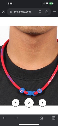 LA Clippers 21” Rope Cord Necklace W/ Buckle Closure NBA Los Angeles Basketball - Picture 6 of 6