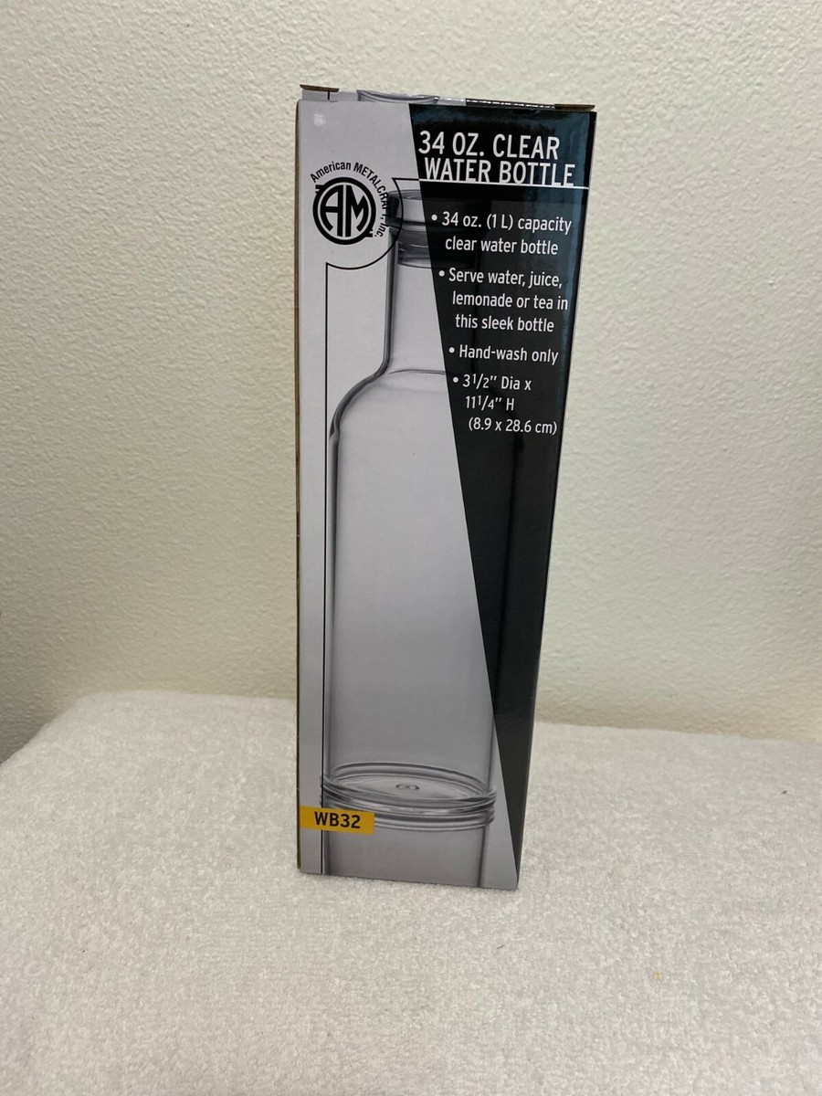 34 OZ CLEAR WATER BOTTLE NEW AMERICAN METAL CRAFT, INC.