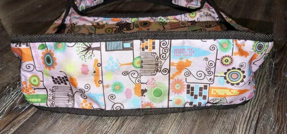 Le Sportsac Poodle Park mini hobo shoulder baguette bag purse with pouch - Image 4 of 4