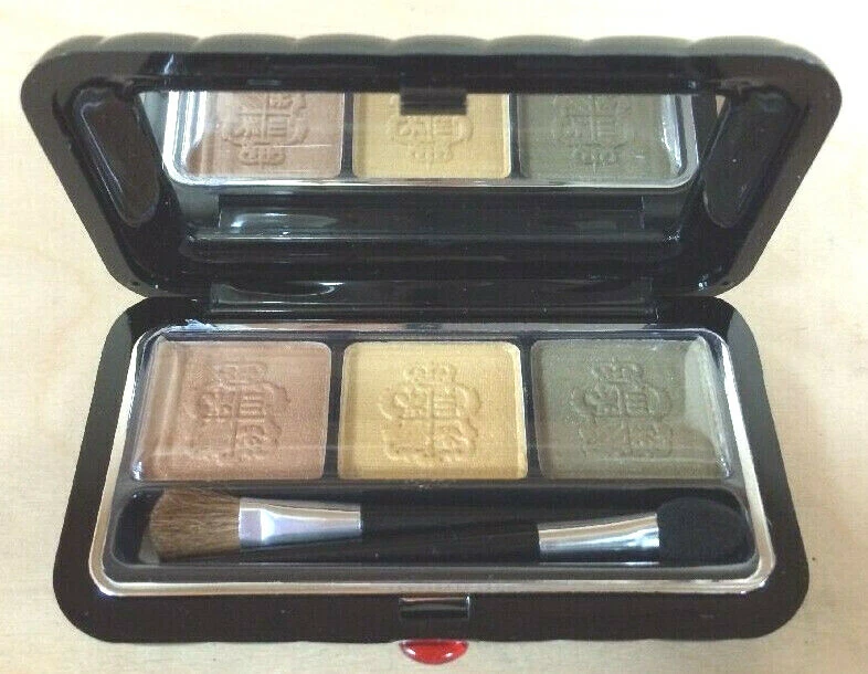 Borghese Satin Shadow Milano Trio # 04 Splend'Oro Green and brown New in Box - Image 3 of 4