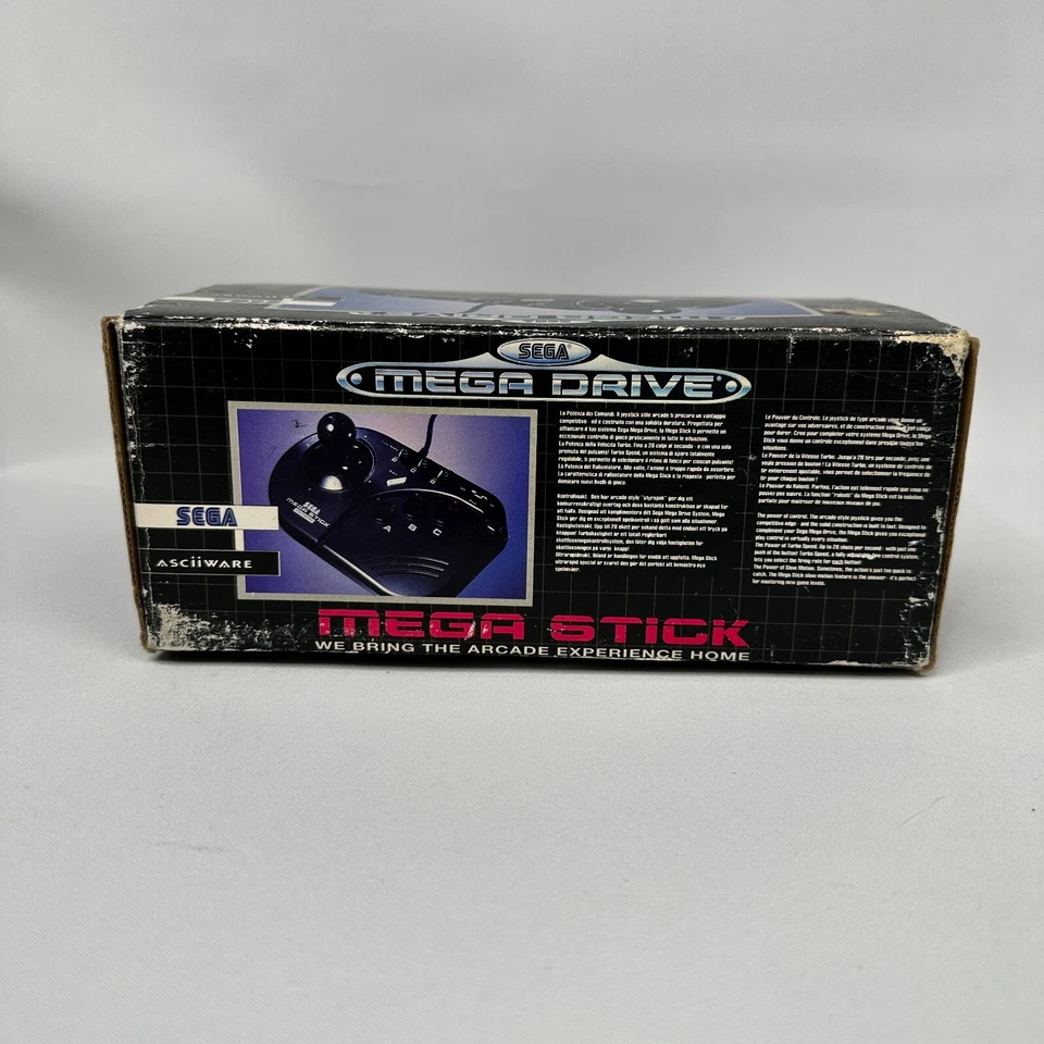 Sega Mega Drive Mega Stick Asciiware Boxed | Great Condition | Arcade Stick - Image 3 of 4