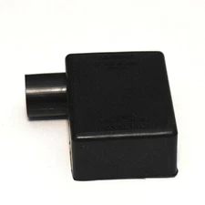 Battery Terminal Boot Elbow Protector 1 Right Negative Black 2/0 Gauge Wire