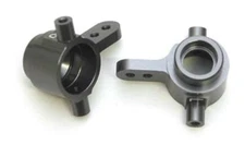 STRC ST6837GM CNC Machined Aluminum Front Steering Knuckles Gun Metal Slash 4X4