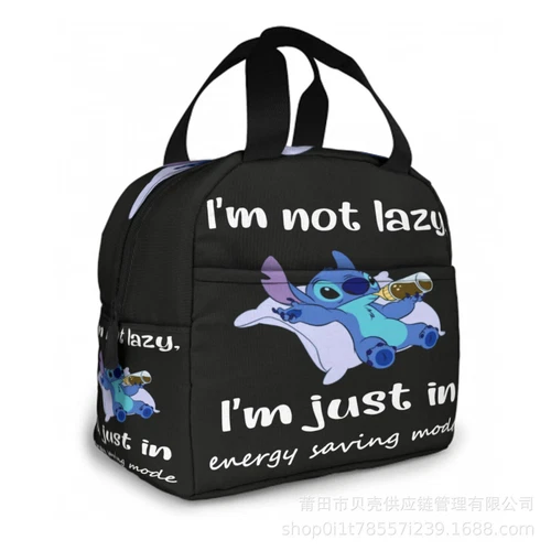 Lilo Stitch Cartoon Galaxy Lunch Bag Insulated Student Snack Picnic Xmas Gift AU - Picture 39 of 55