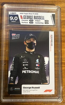 2020 Topps Now #19 George Russell RC Rookie Formula 1 Mercedes AMG HGA ...