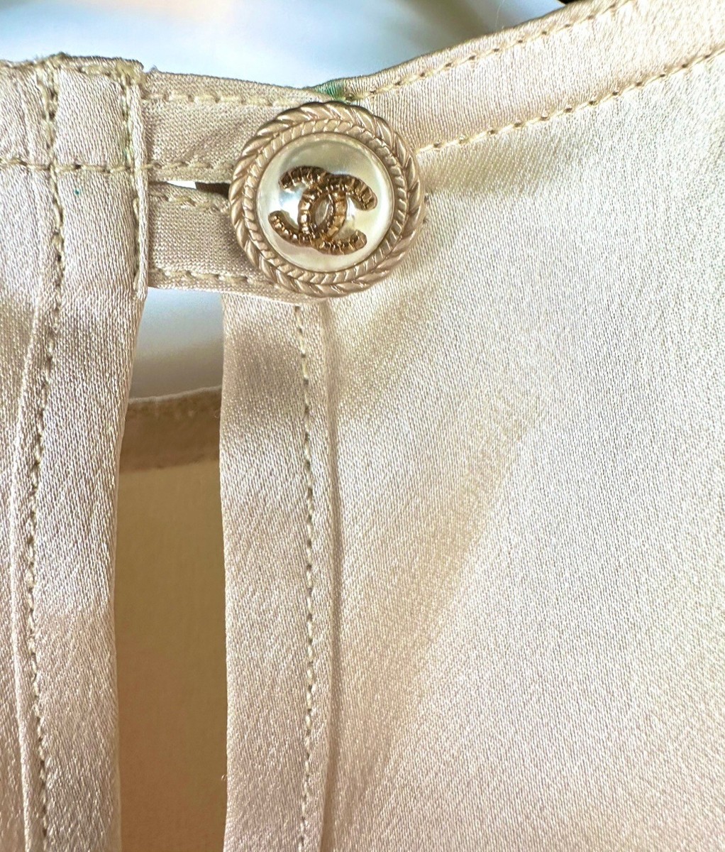 CHANEL 94aw ブラウス Chanel Vintage 1994 Ivory Blouse 36 38 40 4 6 8 Top Shirt