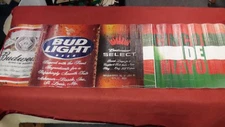 BUDWEISER BUD LIGHT SELECT CINCO DE MAYO BANNER SIGN 107"X16" PLASTIC