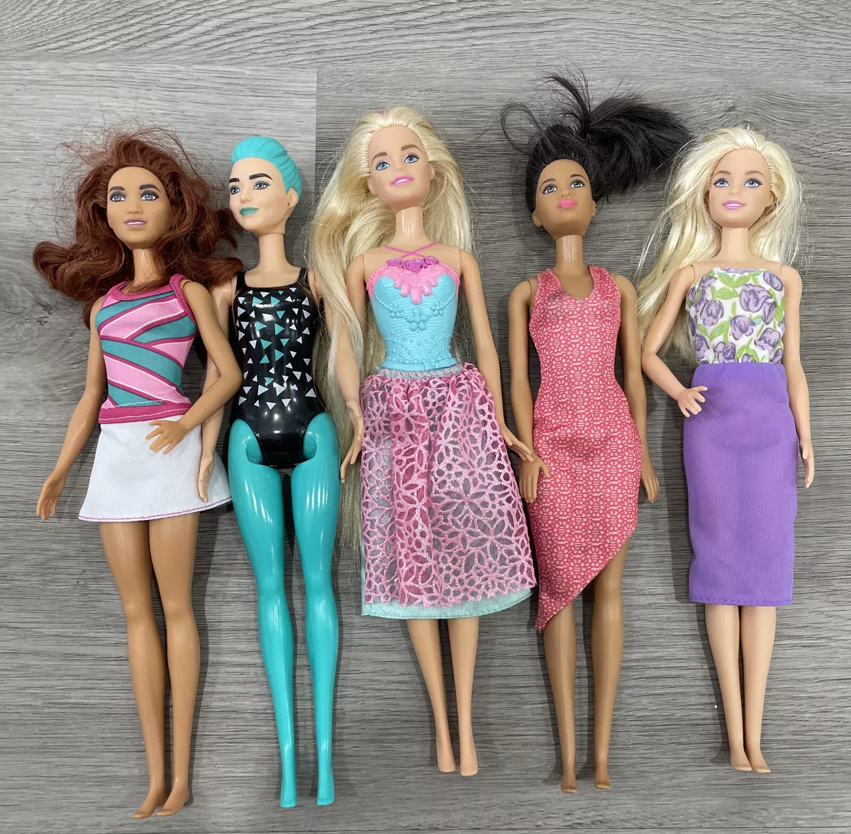 Barbies Doll MIXED LOT MATTEL BARBIE LOT OF 5 Dolls
