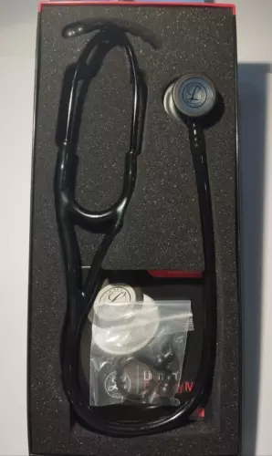 Littmann Cardiology IV Stethoscope - Black Tube | Black Finish | 6163