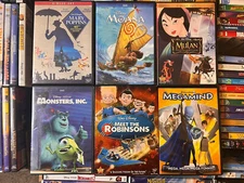 DVDs M-Z Titles DISNEY PIXAR DREAMWORKS Buy 5 get 1 free PICK AND CHOOSE