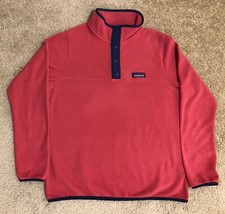 Patagonia Womens Micro D Bubble Gum Snap-T Fleece Pullover Size M STY 26020