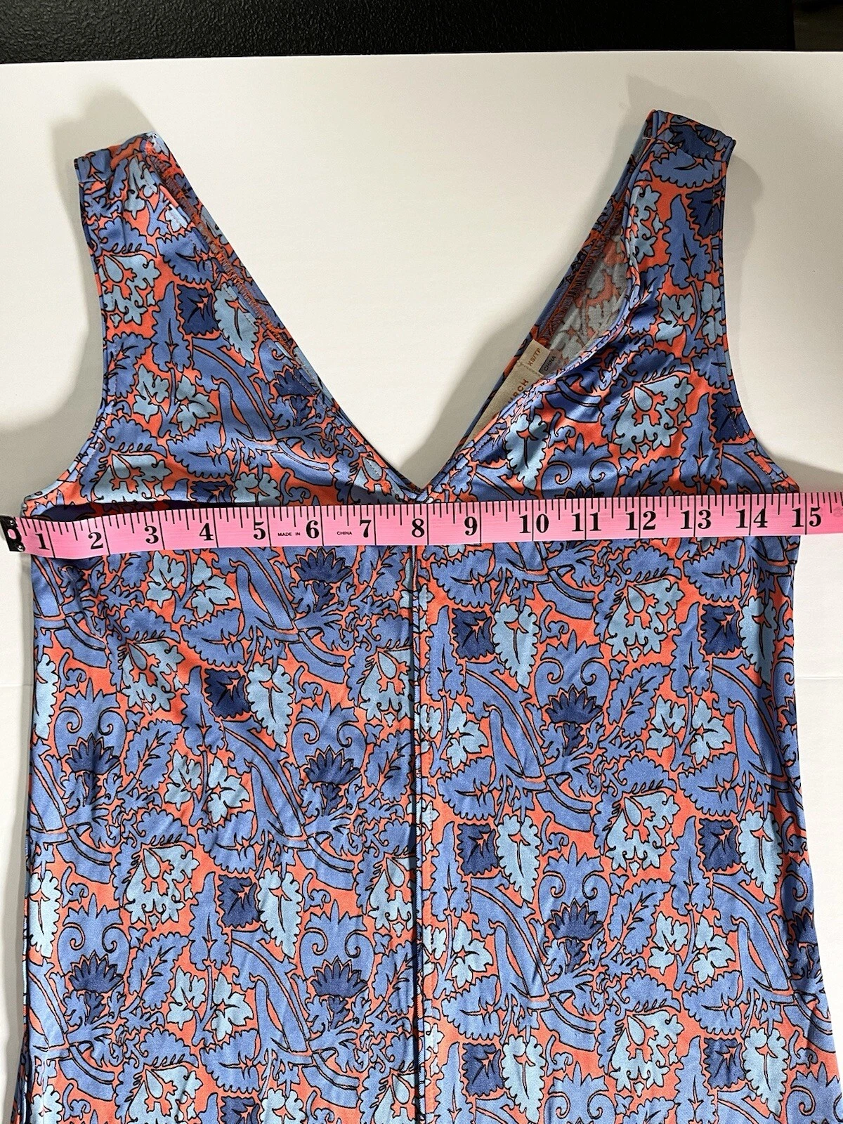 Abito in jersey di seta sabbia TORY BURCH corallo marino Artemide taglia XS $395 *SENZA CINTURA*