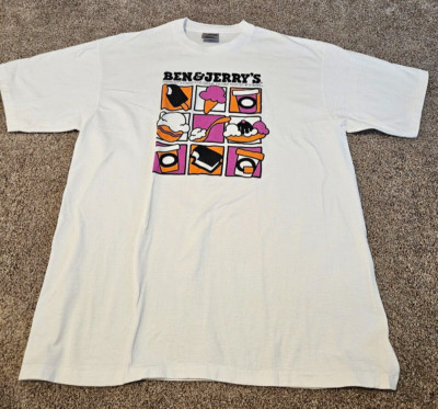 Vintage Ben & Jerry's Vermont's Finest Shirt - Size XL - Rare - Very Nice