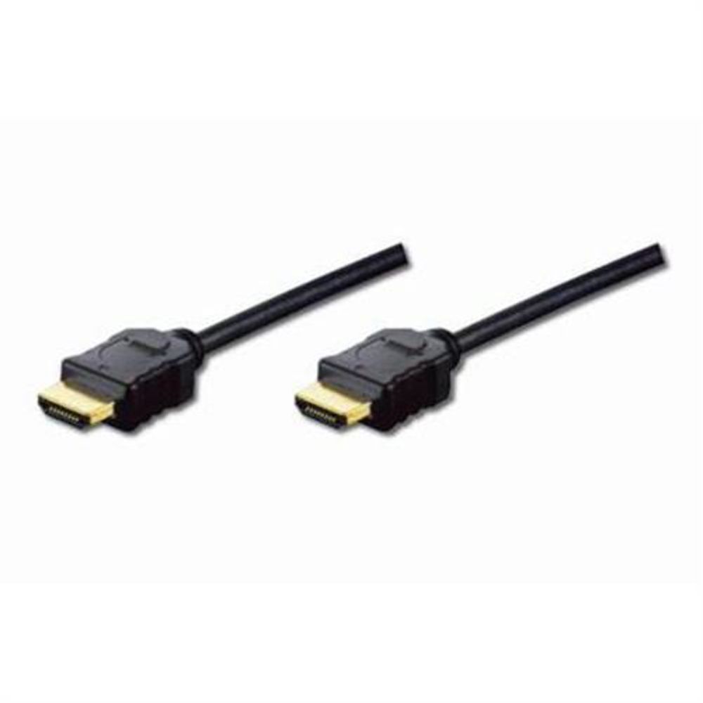 Высокоскоростной кабель Digitus HDMI Anschlusskabel gold Auflage schwarz