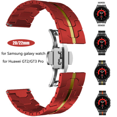 20/22MM Watch Band Stainless Steel Strap For Samsung Galaxy 3 4 GEAR S3 Active2